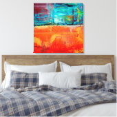 Feuer und Eis Leinwanddruck (Insitu (Schlafzimmer))