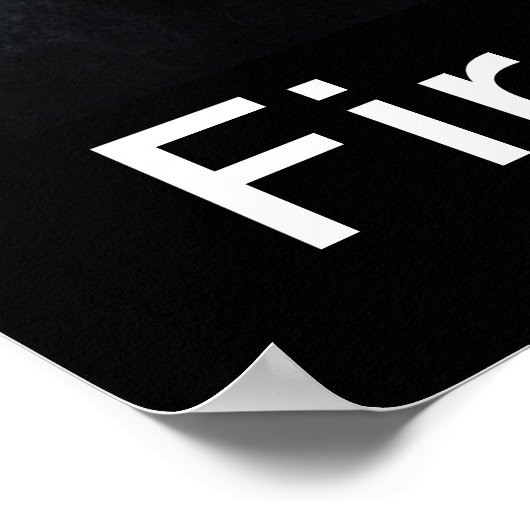 Feuer und Eis mit Feuerhand Eishandposter Poster (Ecke)