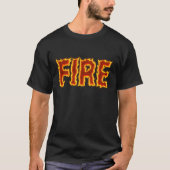 Feuer und Eis Paare Matching Kostüm Halloween T- T-Shirt (Vorderseite)