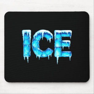 Feuer und Eis passendes lustiges Halloween-Kostüm Mousepad
