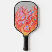 Feuer und Eis Pickleball Schläger (Rückseite)