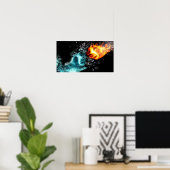 Feuer und Eis Poster (Heimbüro)