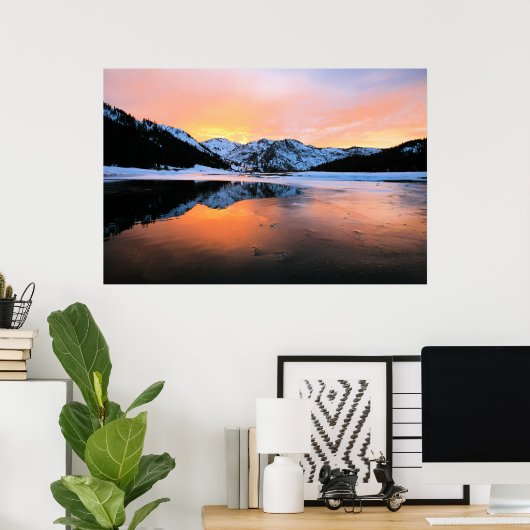 Feuer und Eis Poster (Heimbüro)