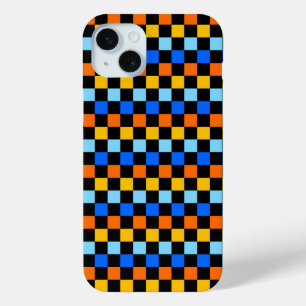 Feuer- und Eis-Schachbrettmuster Case-Mate iPhone Hülle