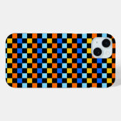 Feuer- und Eis-Schachbrettmuster Case-Mate iPhone Hülle (Rückseite (Horizontal))