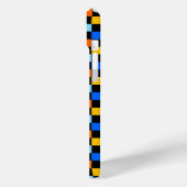Feuer- und Eis-Schachbrettmuster Case-Mate iPhone Hülle (Rückseite / Links)