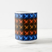 Feuer- und Eis-Sternmuster Kaffeetasse (Mittel)