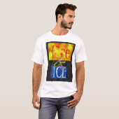 Feuer-und Eis-T-Shirt T-Shirt (Vorne ganz)