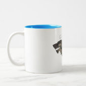 Feuer-und Eis-Tasse Zweifarbige Tasse (Links)