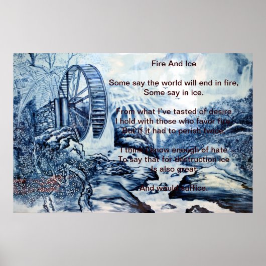 Feuer und Eis über China Poster (Vorne)