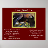 Feuer- und Eisadler auf Seilplakaten Poster (Vorne)