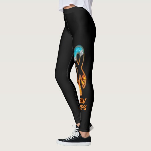 Feuer und Eisband Leggings (Links)