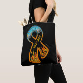 Feuer und Eisband Tasche (Von Nahem)