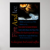 Feuer- und Eisbekämpfung Poster (Vorne)