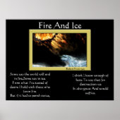 Feuer- und Eisdrachenposter 2 Poster (Vorne)