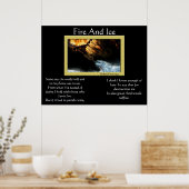 Feuer- und Eisdrachenposter 2 Poster (Küche)