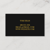 Feuer- und Eisheizung und Klimaanlage Visitenkarte (Rückseite)