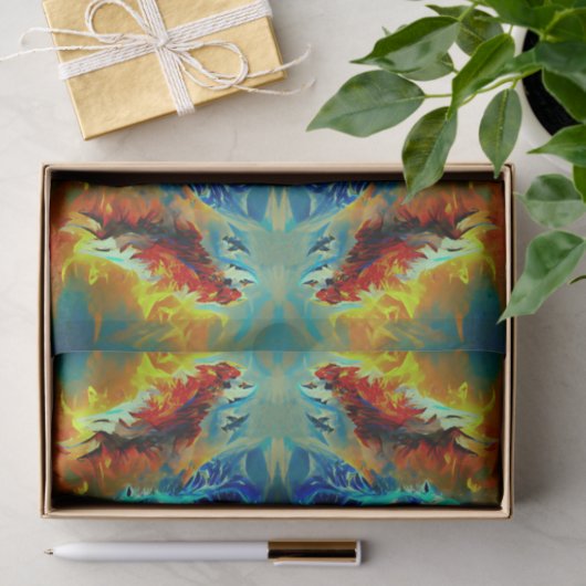 Feuer- und Eispapier Seidenpapier (Geschenk)