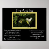Feuer- und Eisposter Poster (Vorne)