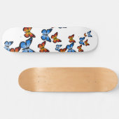 Feuer- und Eisschmetterlinge Skateboard (Horizontal)