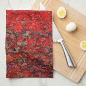 Feuer- und Eisstruktur Handtuch (Viertel Falte)