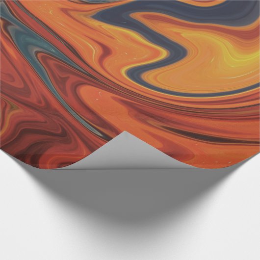 Feuer- und Eisverpackungspapier Geschenkpapier (Ecke)