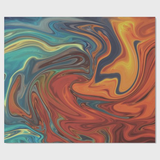 Feuer- und Eisverpackungspapier Geschenkpapier (Flach)