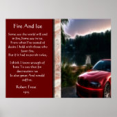 Feuer- und eiswarme Rotwaggons Poster (Vorne)