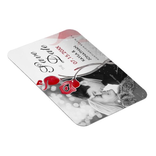 Feuer und Eiszeit Speichern Sie die Datumsmagnete  Magnet (Rechte Seite)