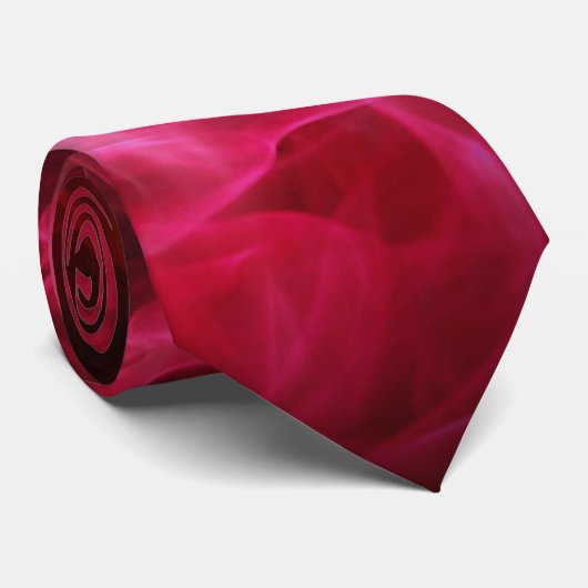 Feuer und Flamme in rosa Künstlerische Krawatte (Gerollt)