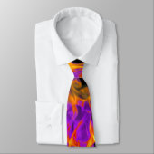 Feuer und Flamme Muster Neck Tie Krawatte (Gebunden)