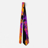 Feuer und Flamme Muster Neck Tie Krawatte (Rückseite)