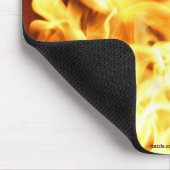 Feuer und Flammen Brennende fieberhafte Mousepad (Ecke)