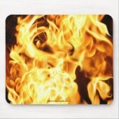 Feuer und Flammen Brennende fieberhafte Mousepad (Vorne)