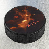 Feuer und Flammen Burning Devil benutzerdefinierba Eishockey Puck
