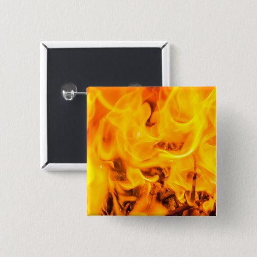 Feuer und Flammen Button (Vorne & Hinten)