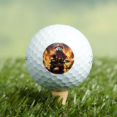 **"Feuer und Flammen: Der Hintergrund des Otter-Fe Golfball (Insitu T-Shirt)