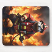 **"Feuer und Flammen: Der Hintergrund des Otter-Fe Mousepad (Vorne)
