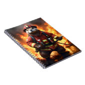 **"Feuer und Flammen: Der Hintergrund des Otter-Fe Notizblock (Rechte Seite)