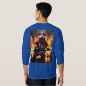 **"Feuer und Flammen: Der Hintergrund des Otter-Fe Sweatshirt (Schwarz voll)