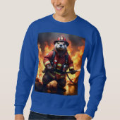 **"Feuer und Flammen: Der Hintergrund des Otter-Fe Sweatshirt (Vorderseite)