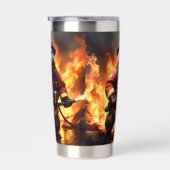 **"Feuer und Flammen: Der Hintergrund des Otter-Fe Thermobecher (Rechts)