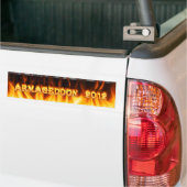 Feuer und Flammen des Armageddons 2012 Autoaufkleber (Auf Lkw)