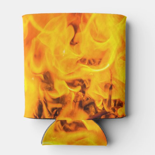 Feuer und Flammen Dosenkühler (Rückseite)