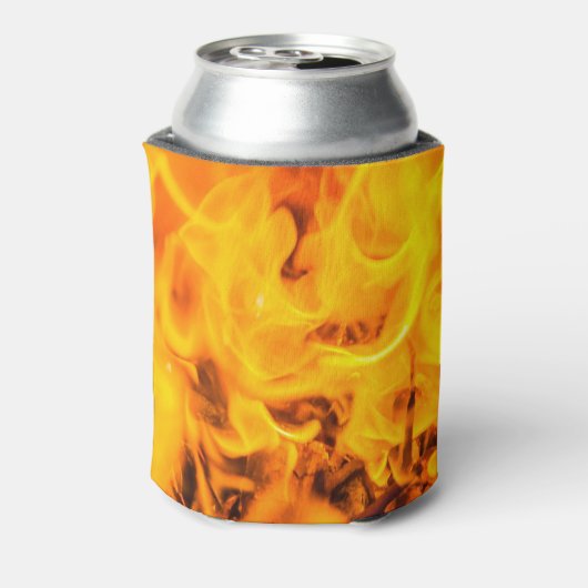 Feuer und Flammen Dosenkühler (Kanne Rückseite)