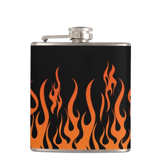 Feuer und Flammen Flachmann (Vorderseite)