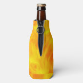 Feuer und Flammen Flaschenkühler (Flasche Rückseite)
