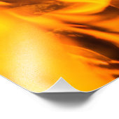 Feuer und Flammen Fotodruck (Ecke)