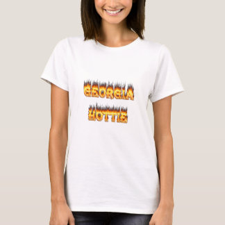 Feuer und Flammen Georgia Hottie T-Shirt