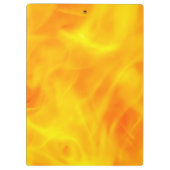 Feuer und Flammen Klemmbrett (Rückseite)